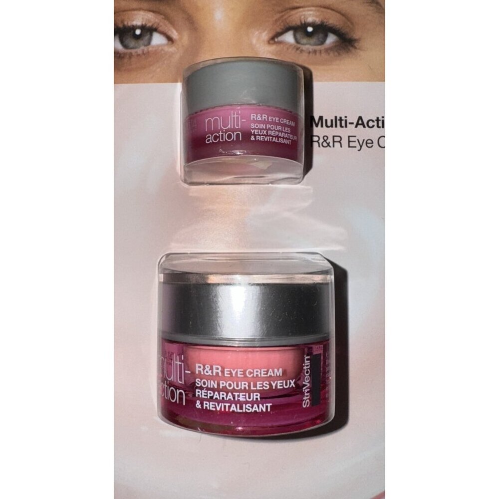 Strivectin Multi-Action R&R Eye Cream Duo 15ml & 5ml For Puffiness Wrinkles & Hy - Picture 2 of 8